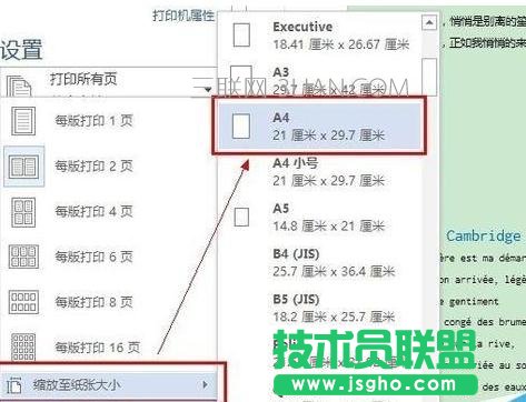 wps文字怎样设置A4打印