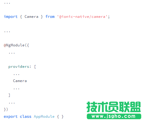 Ionic项目中Native Camera如何使用