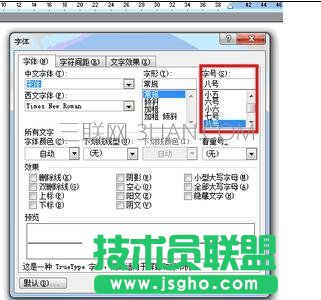 word中怎么无限制放大字体