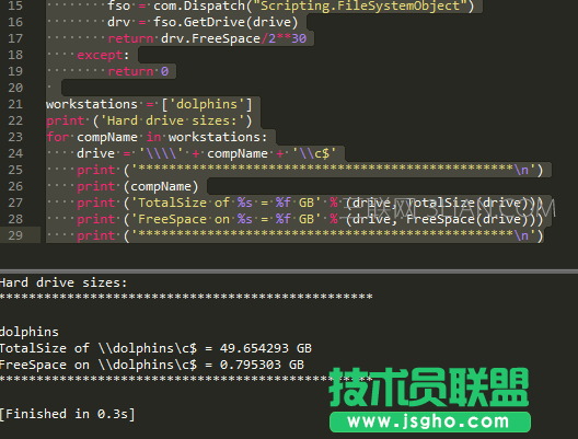 Python如何实现获取磁盘剩余空间 三联