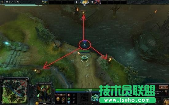 《DOTA2》中真眼位的放置技巧