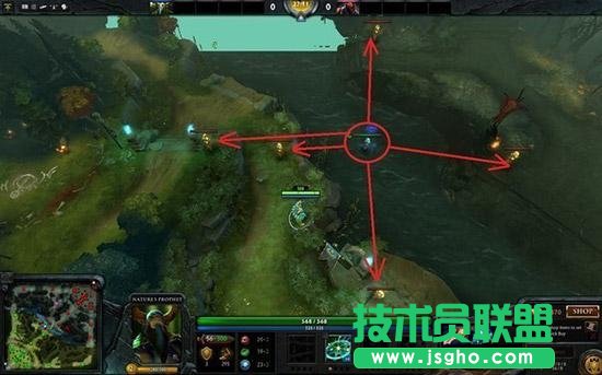 《DOTA2》中真眼位的放置技巧