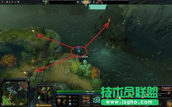 《DOTA2》中真眼位的放置技巧