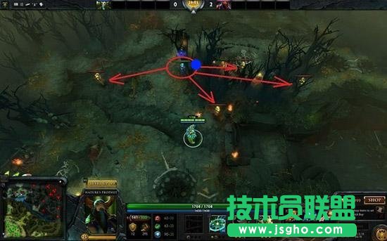 《DOTA2》中真眼位的放置技巧