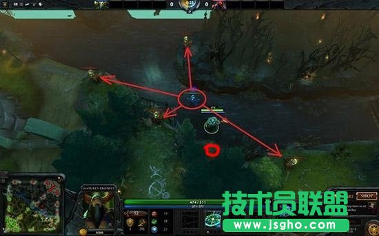 《DOTA2》中真眼位的放置技巧