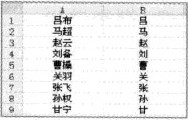excel如何将姓名分开 