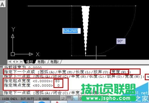 cad中弯曲箭头和直线箭头如何绘制修改