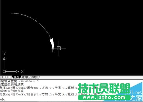 cad中弯曲箭头和直线箭头如何绘制修改