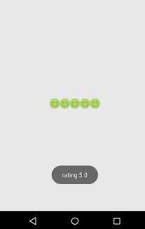 Android星级评分条控件RatingBar如何使用