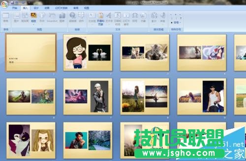 PPT制作的展示相册如何对图片进行修改