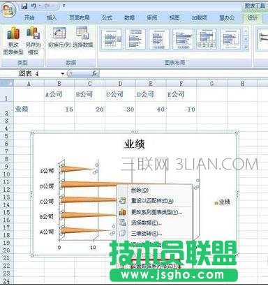 excel制作条形统计图教程