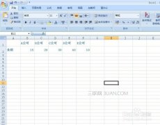 excel如何做条形统计图