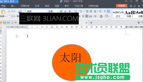 wps如何在图形中添加文字