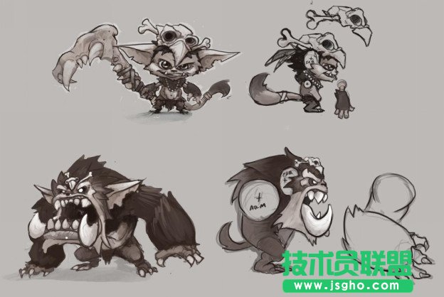 《英雄联盟LOL》开发者：关于临时素材和英雄设计原型