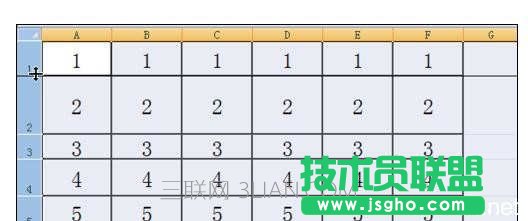 Excel2007怎样设置平均行列间距