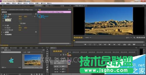 premiere给视频添加关键帧方法