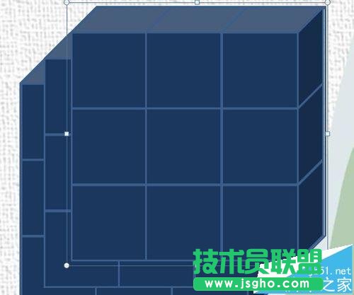 PPT中如何制作多个小立方体组合为大立方体动画