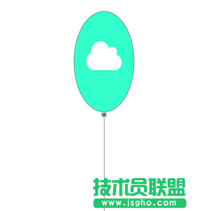 Axure RP 8如何画一只气球图形 三联