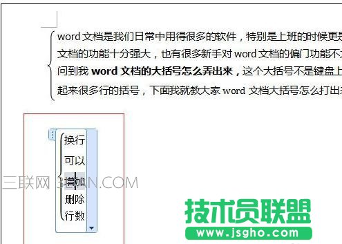 word中输入大括号的两种办法