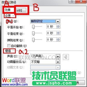 效果选项