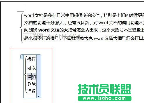 word中怎么输入大括号