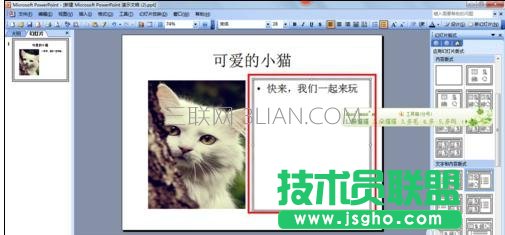 ppt怎么设置文字环绕