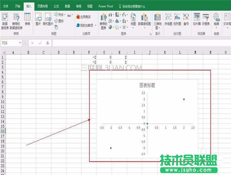 Excel表格中如何制作平面直角坐标系