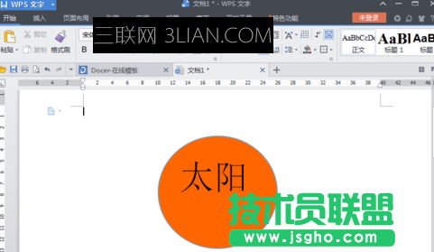 wps文字怎么在图形中添加文字