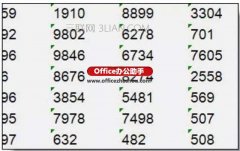  excel单元格绿色三角设置