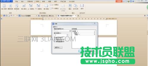 wps标题格式设置