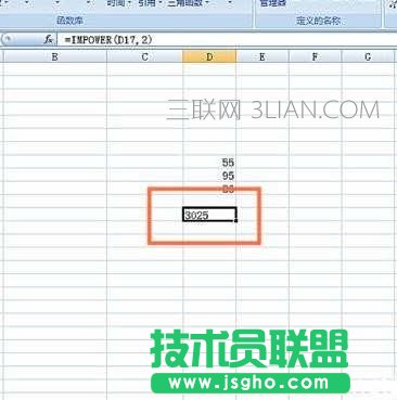 excel如何使用IMPOWER函数