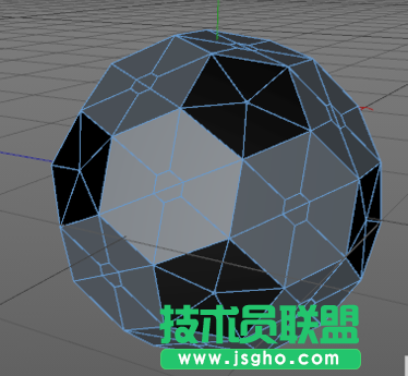 C4D如何绘制立体逼真的足球模型