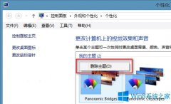 Win8删除无用主题的两种方法