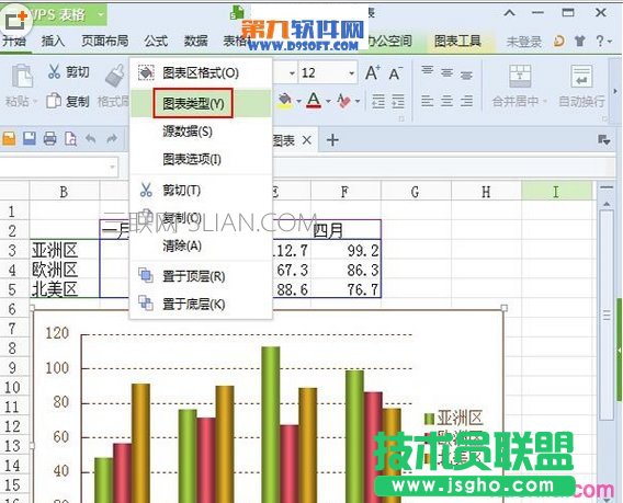 wps演示中怎么制作柱状图
