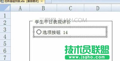excel如何利用窗体控件插入单选框