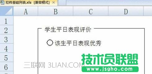 excel如何利用窗体控件插入单选框