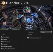 Blender2.7.8中文显示框框乱码怎么解决