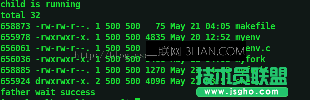 Linux进程替换(exec函数实现代码 三联