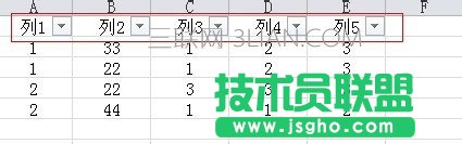 怎样在excel2010中筛选