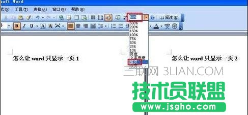 怎么设置word只显示一页