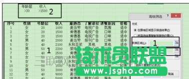 Excel中表格进行多列筛选的操作方法