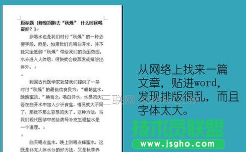 word如何进行排版