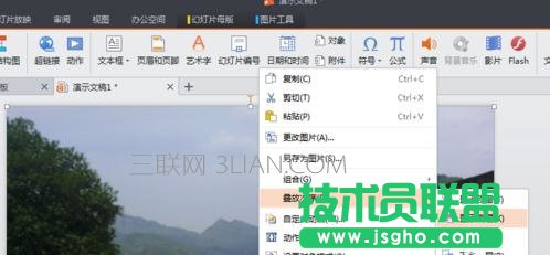wps幻灯片版式设置