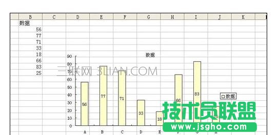 Excel2010中图表设置数据标志显示位置的操作方法