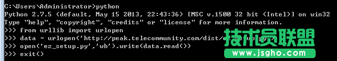 Python 安装setuptools和pip工具操作方法 三联