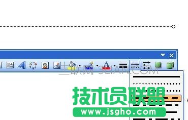 word2016虚线怎么画