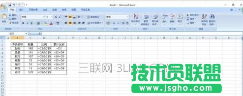 excel柏拉图怎么做