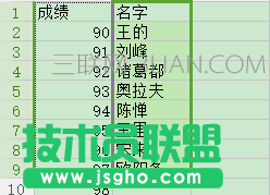 WPS表格中两列数据如何互换