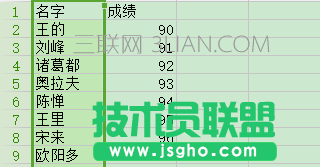 WPS表格中两列数据如何互换