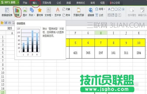 wps表格怎么插入数据图表对比图